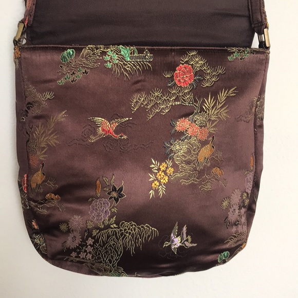 Japanese Beaded Messenger-Style Purse - Picture 3 of 7